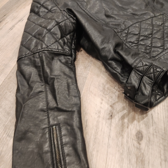 Woman's MAX Jeans Leather coat - Picture 6 of 8